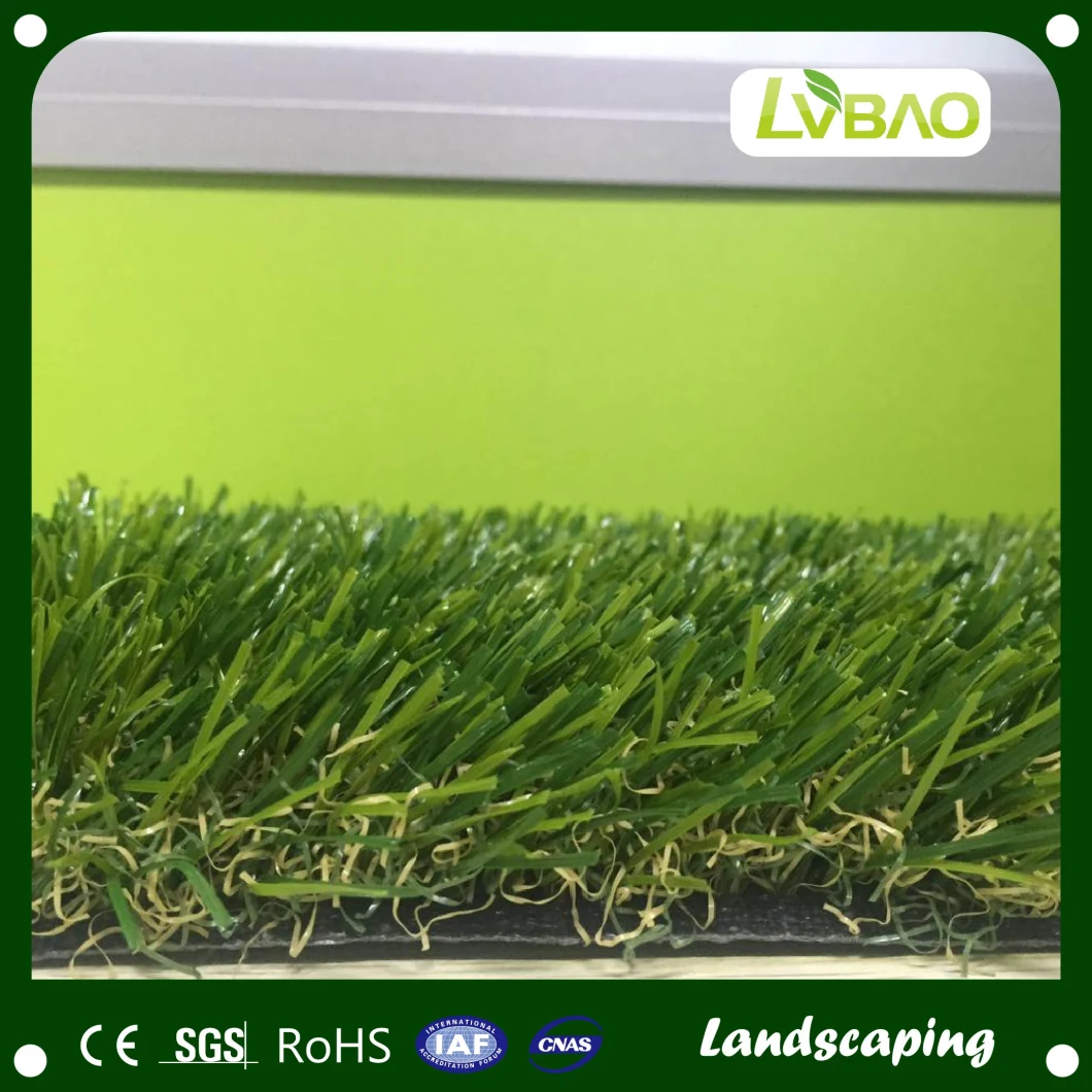 LVBAO Anti-UV Natural Durability Turf/Carpet/Grass/Lawn Commercial Home&Garden Fake Yarn Natural-Looking Fire Classification E Grade Artificial