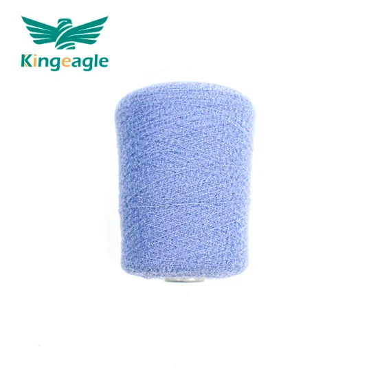 Kingeagle 2023 Atacadista 100% Nylon Mink Cabelo Pena Fio de Tricô Fantasia Fio de Tricô